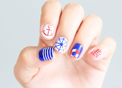 Sailor-Nail-Art